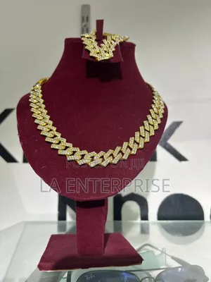 ICED Stainless Steel Necklace and Bracelet
