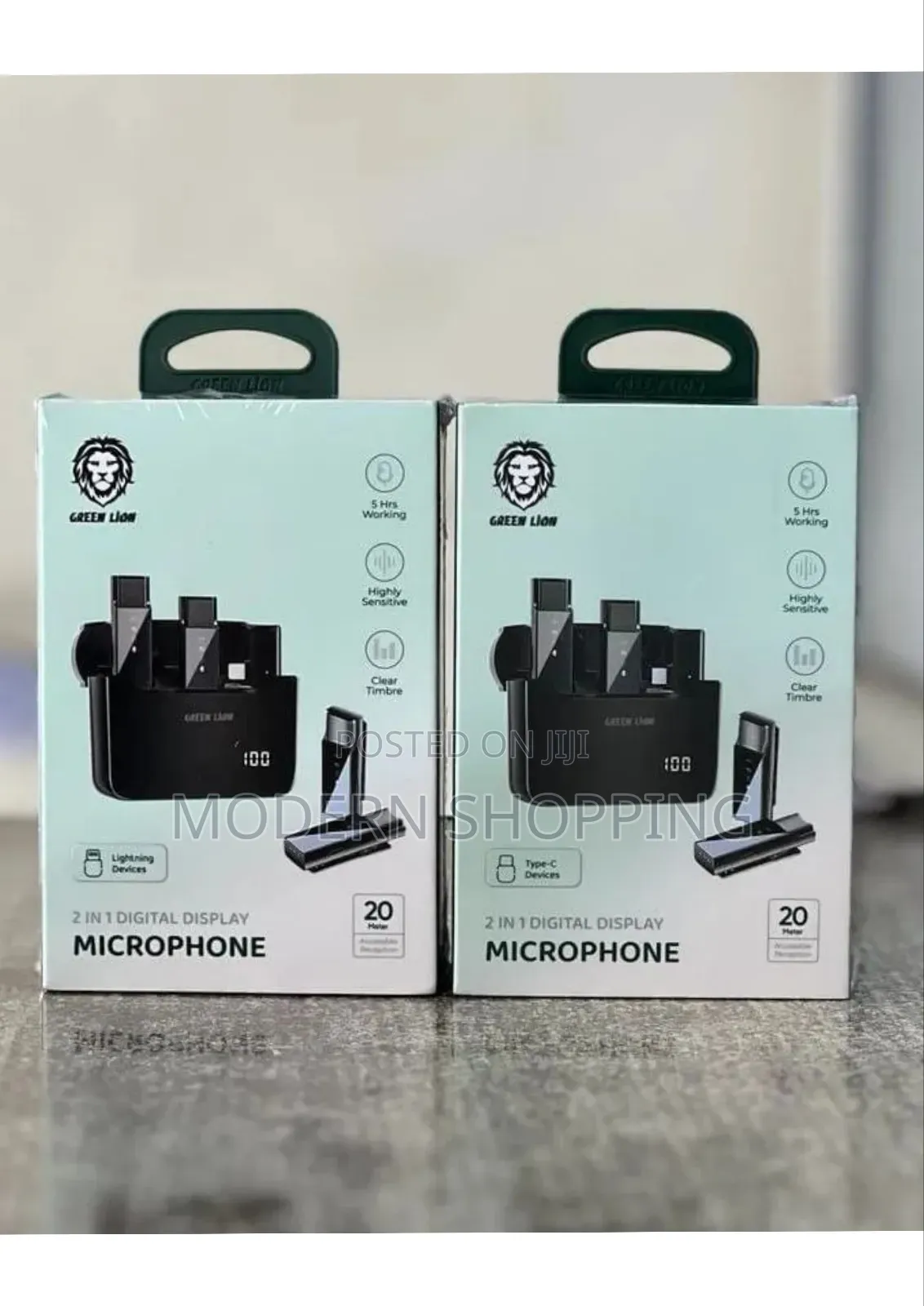 Green Lion 2in1 Digital Display Microphone