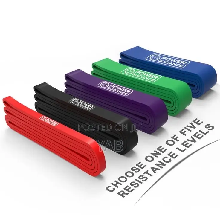 4 Level Elastic Bands ( Red, Black Purple Green )