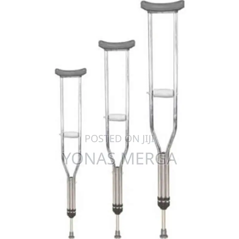 Crutches (Pair) With Adjustable食equipment for Rehabilitation