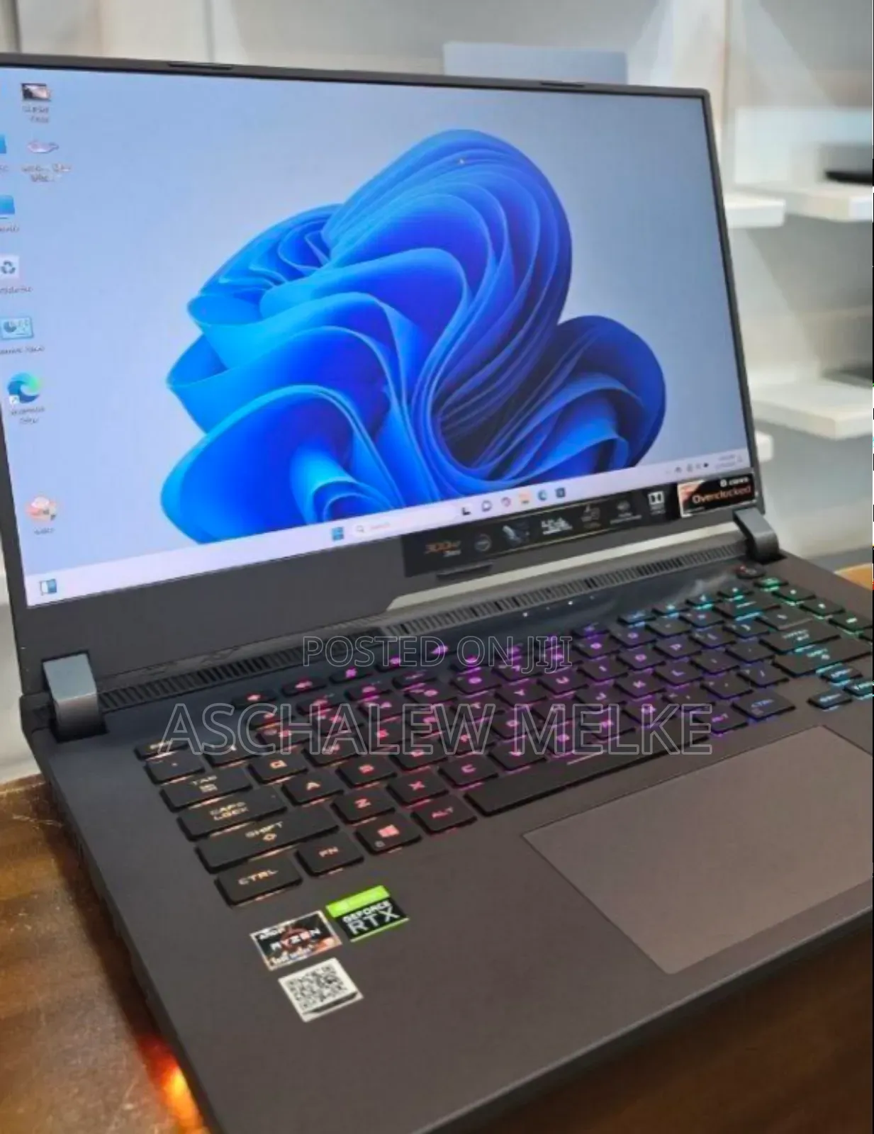 New Laptop Asus ROG Strix Hero Edition 16GB AMD Ryzen 9 SSD 512GB