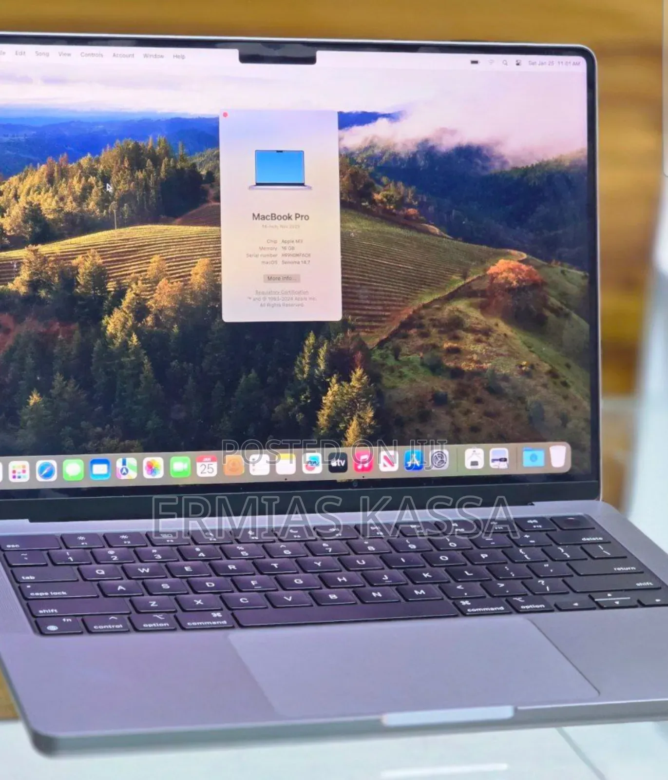 New Apple MacBook Pro 2023 M3 Pro 16-Inch 16GB Apple M3 SSD 512GB