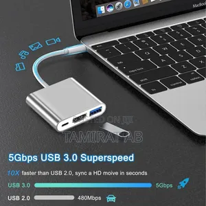3in1 USB-C Adapter With PD Charging, HDMI USB3.0