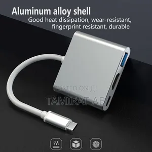 3in1 USB-C Adapter With PD Charging, HDMI USB3.0