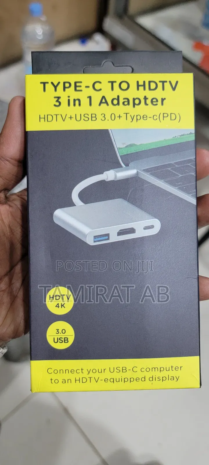 3in1 USB-C Adapter With PD Charging, HDMI USB3.0