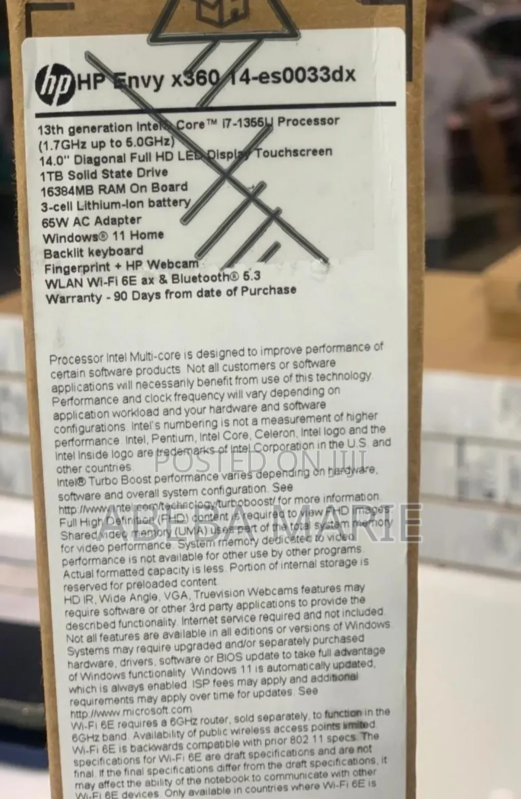 New Laptop HP Envy X360 16GB Intel Core I7 SSD 1T