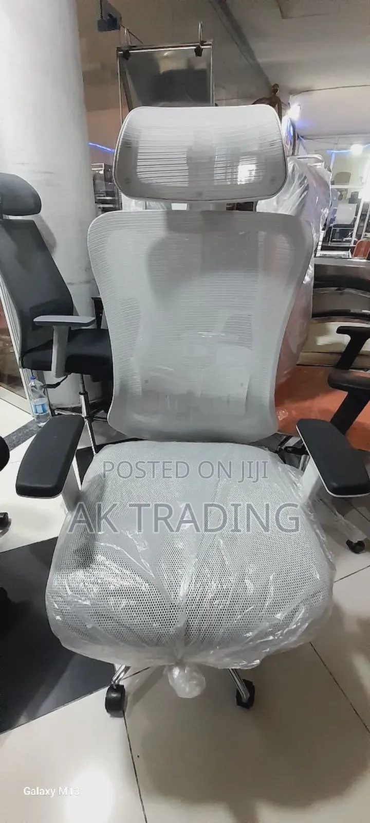 Office Manager Chair (White Color)