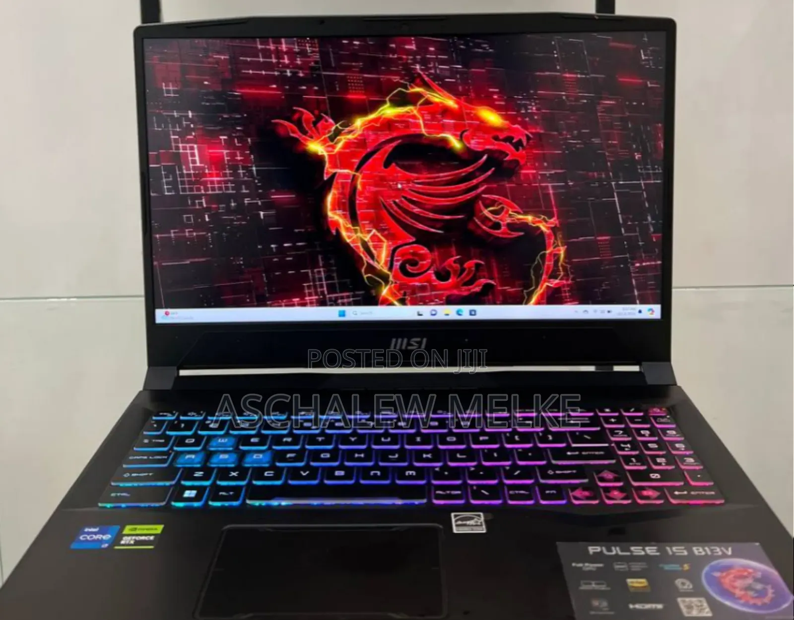 New Laptop MSI Pulse GL66 16GB Intel Core I7 SSD 1T