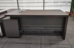 Photo - Modern Manager Table( Full Black )