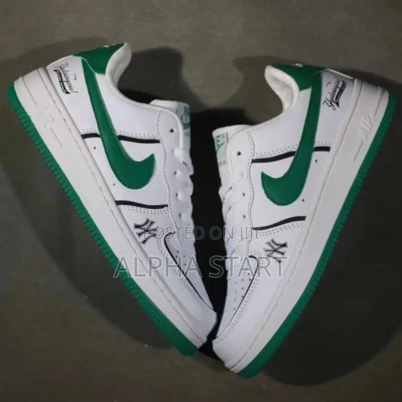 Nike Air Force 1 X MLB NY Yankees Low Cut ‘White/Green Shoes