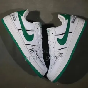 Nike Air Force 1 X MLB NY Yankees Low Cut ‘White/Green Shoes