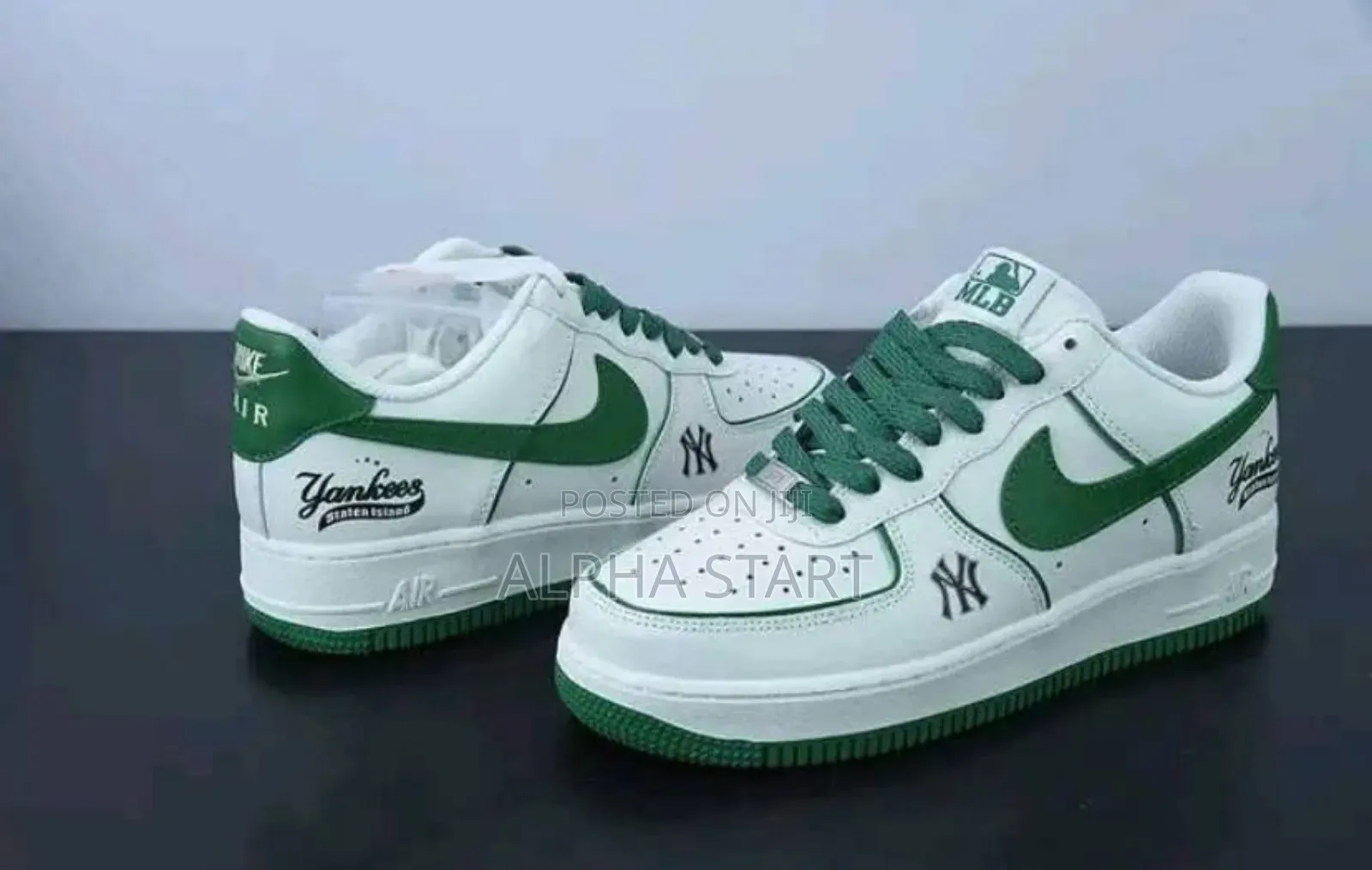 Nike Air Force 1 X MLB NY Yankees Low Cut ‘White/Green Shoes