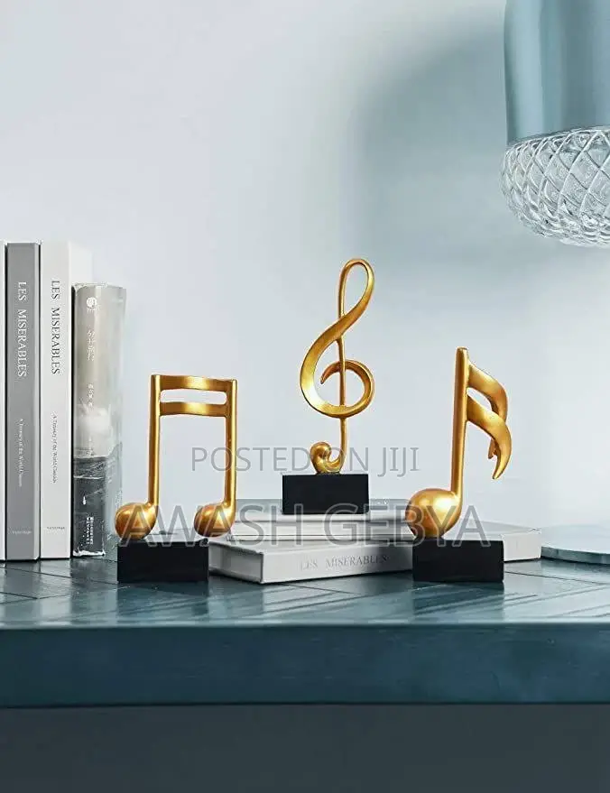 ለስጦታ Musical Notes Statue Ornament
