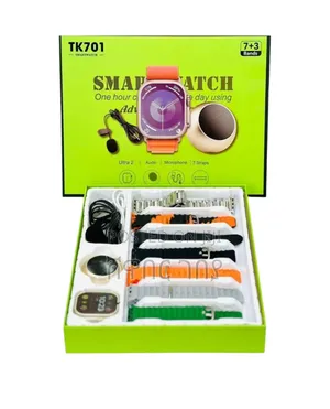 Photo - Tk701 Smartwatch With 7 Straps + Mini Speaker + Microphone