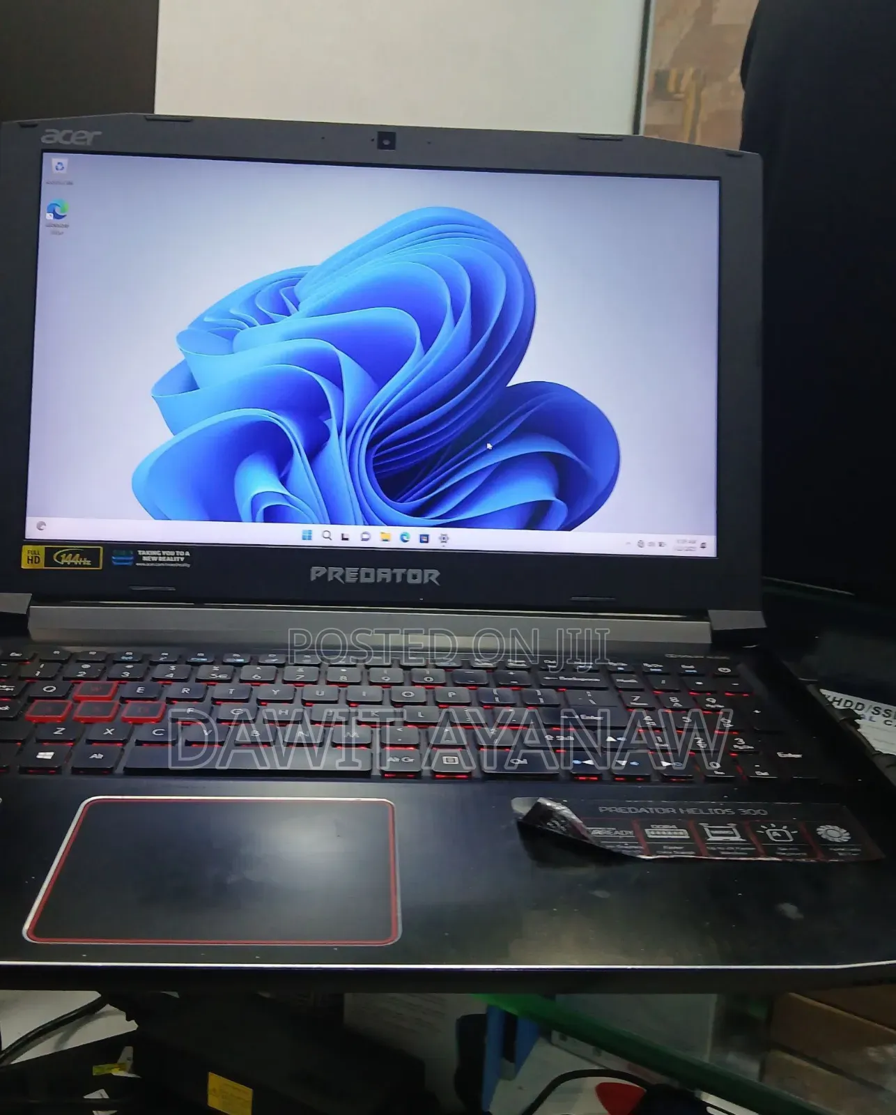 New Laptop Acer Predator Helios 300 16GB Intel Core I7 SSD 512GB