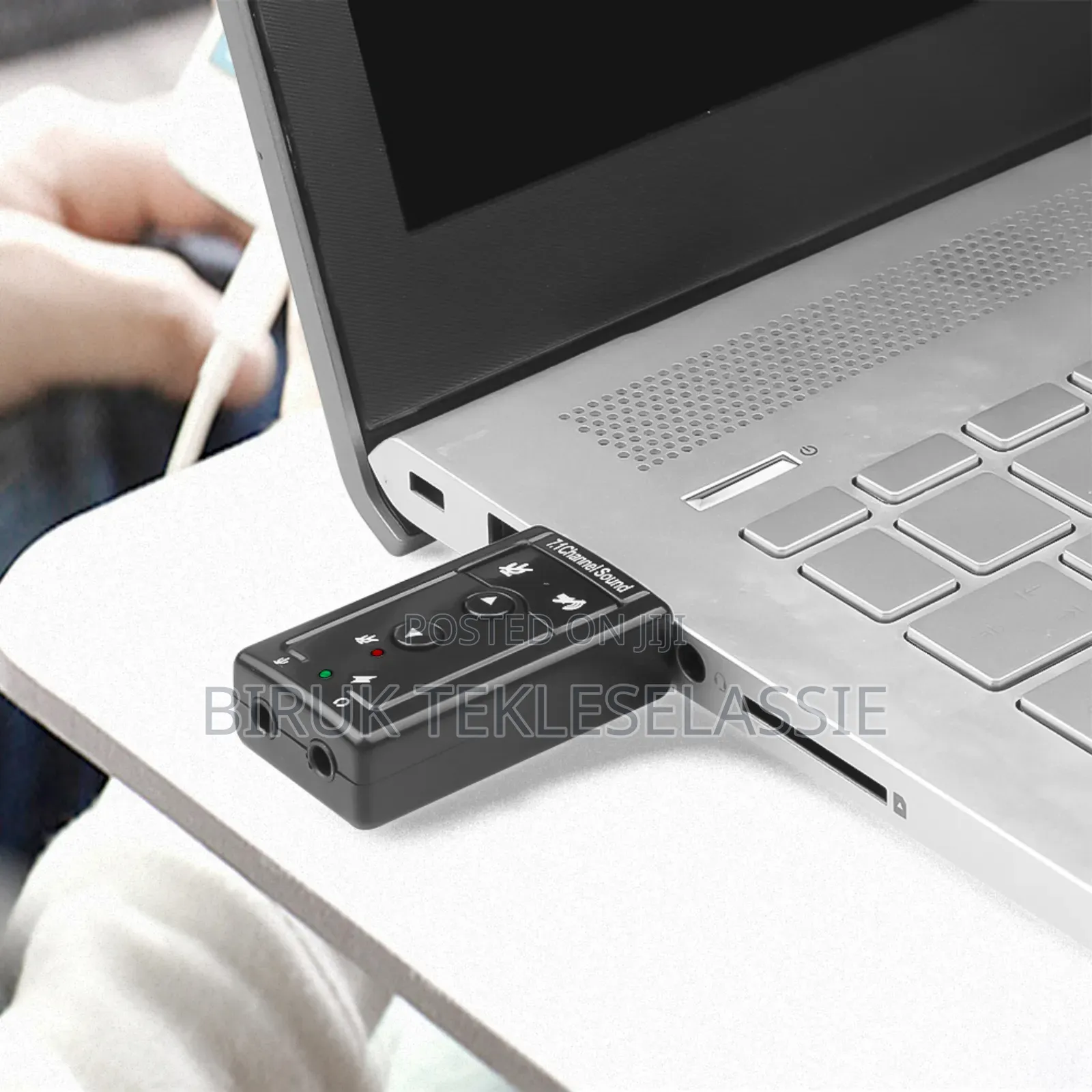 External Usb Sound Card 7.1 Channel 3d With 3.5mm Headset Mic