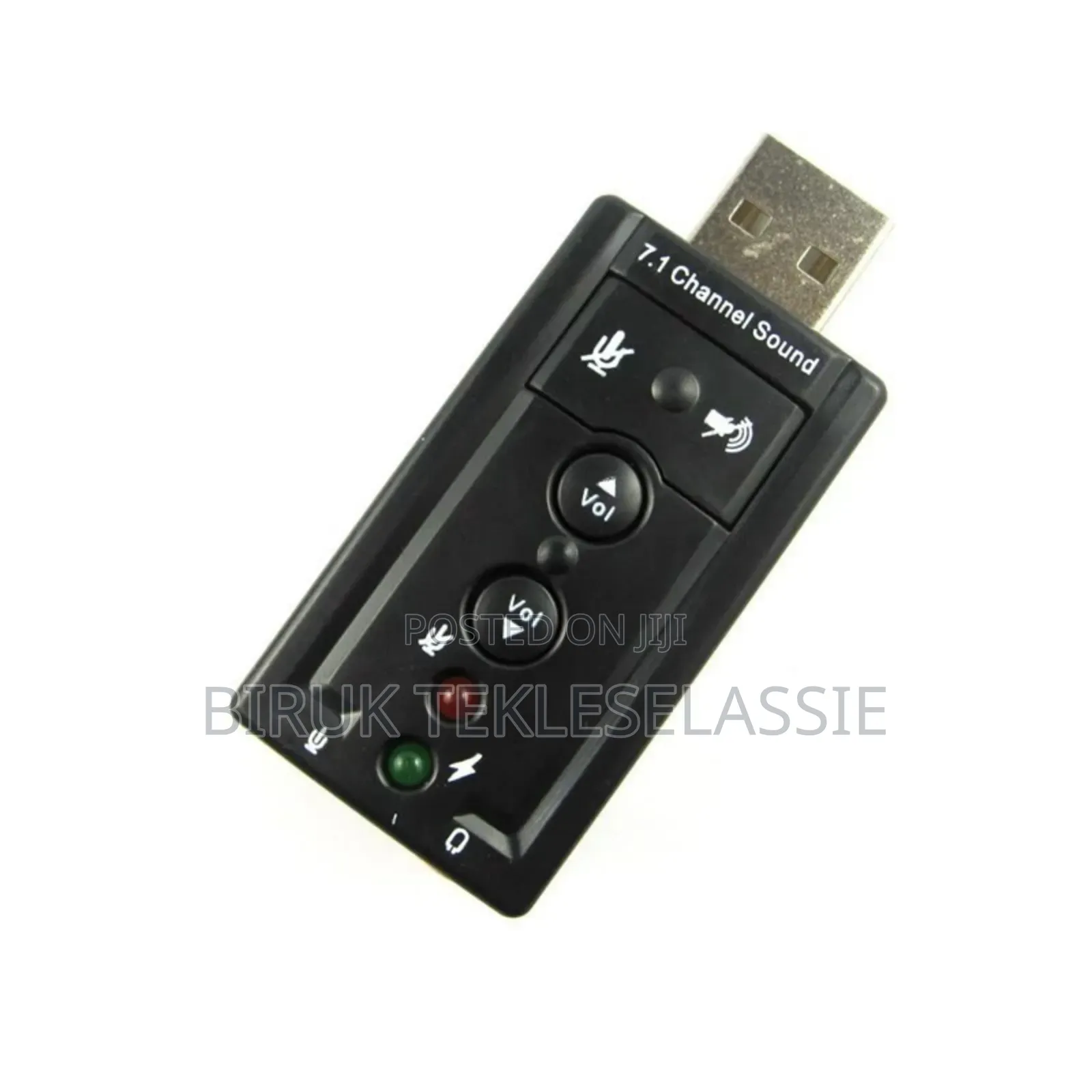 External Usb Sound Card 7.1 Channel 3d With 3.5mm Headset Mic