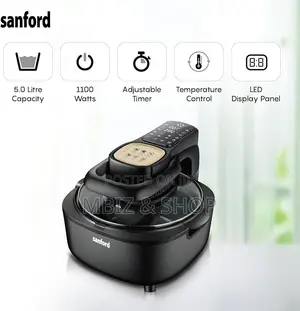 Sanford Digital Airfryer 5.0L Black