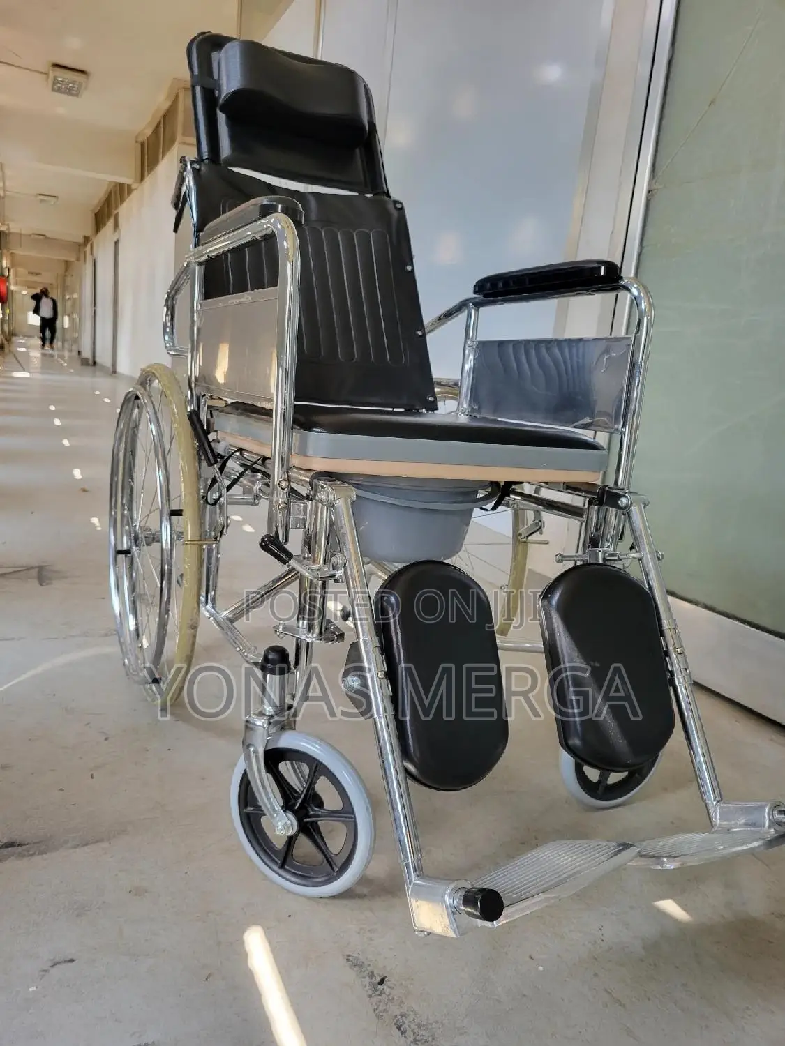 Hospital Bed Homecare Wheelchair乖pan With Lid and Handle