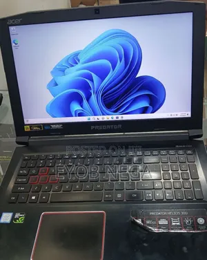 New Laptop Acer Predator Helios 300 16GB Intel Core I7 SSD 256GB