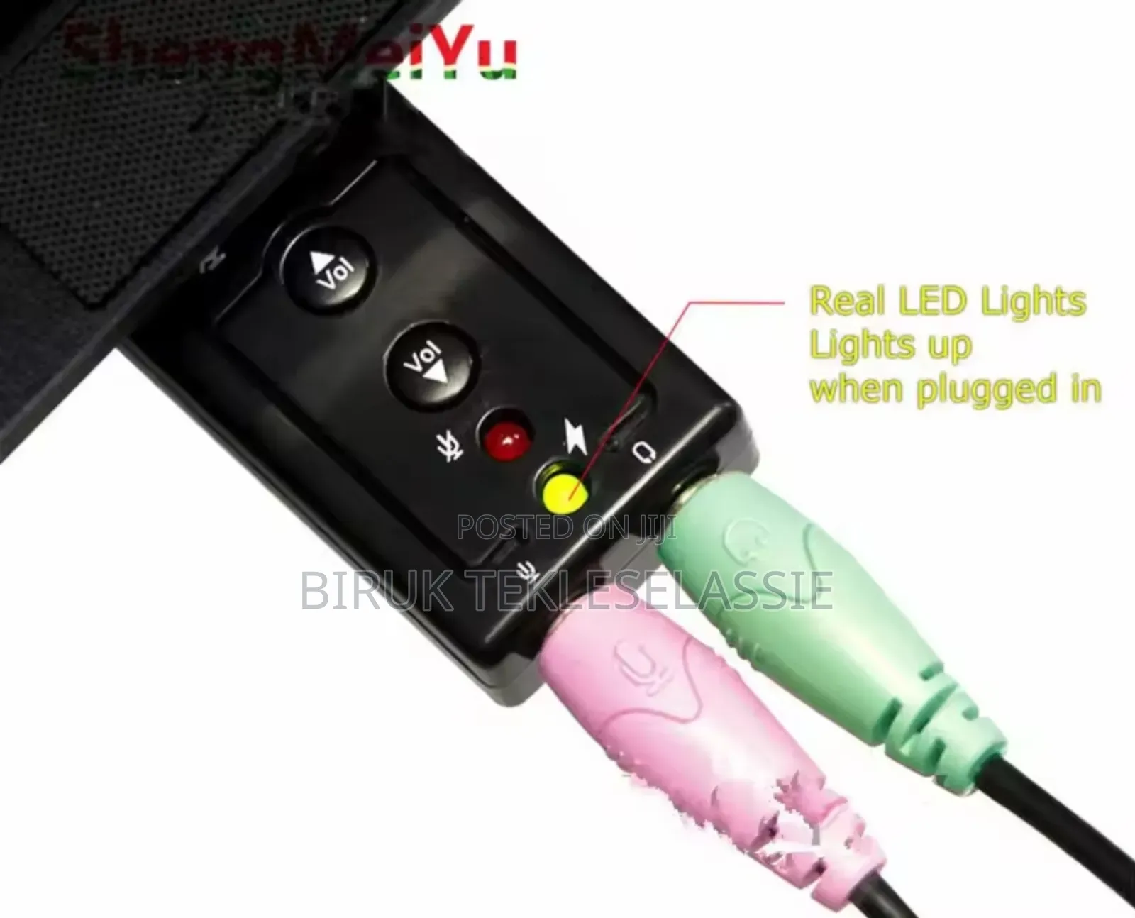 External Usb Sound Card 7.1 Channel 3d With 3.5mm Headset Mic