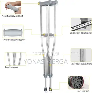 Photo - Crutches for Adults纖underarm Crutches盈,Nine Hole to Adjust