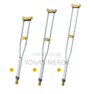 Photo - Auxillary Crutches Pair Adjustable婚men/Women/Old People電ክራንች