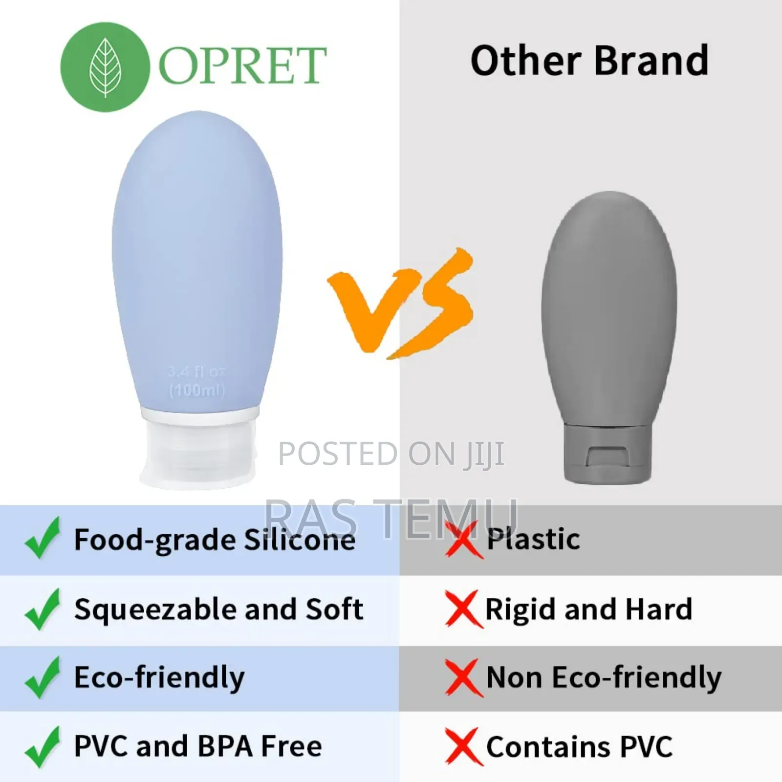 Travel Squeeze Bottle