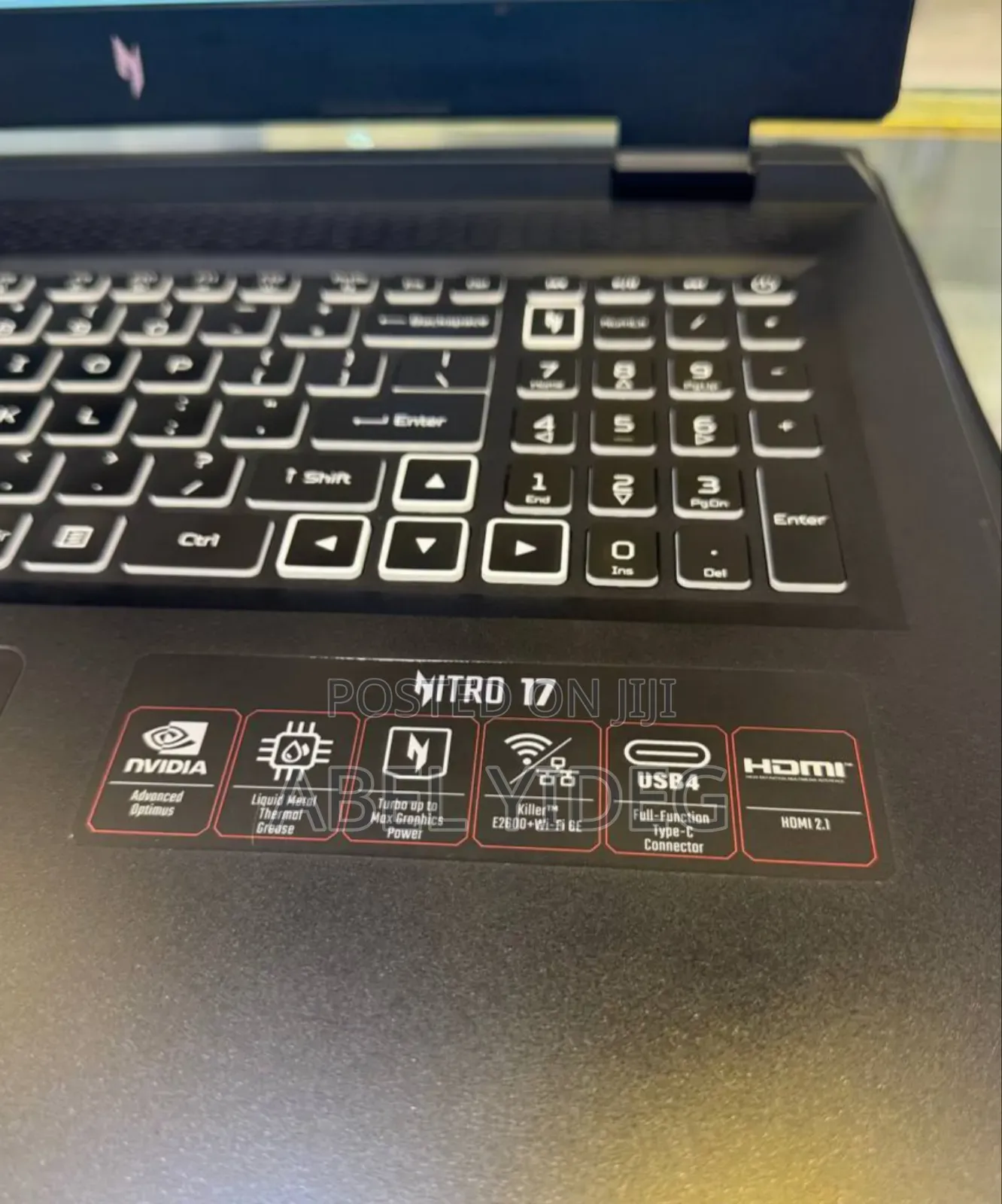 New Laptop Acer Nitro 17 16GB AMD Ryzen 7 SSD 1T