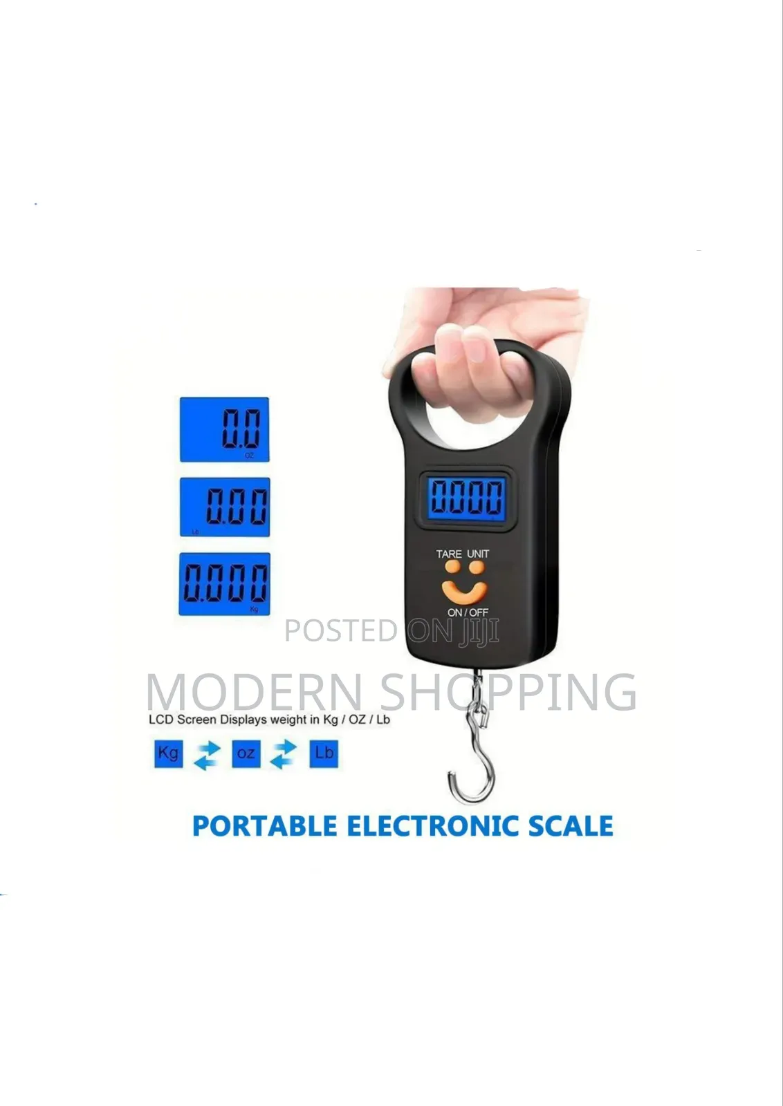 Portable Electronic Scale ዘመናዊ በኤሌክትሮኒክስ የሚሰራ ሚዛን
