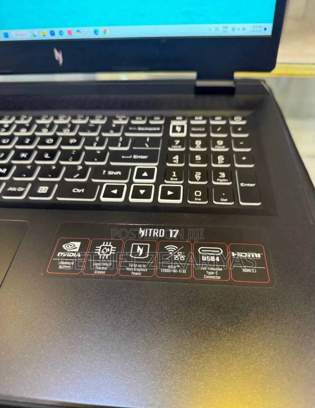 New Laptop Acer Nitro 17 16GB AMD Ryzen 7 SSD 1T