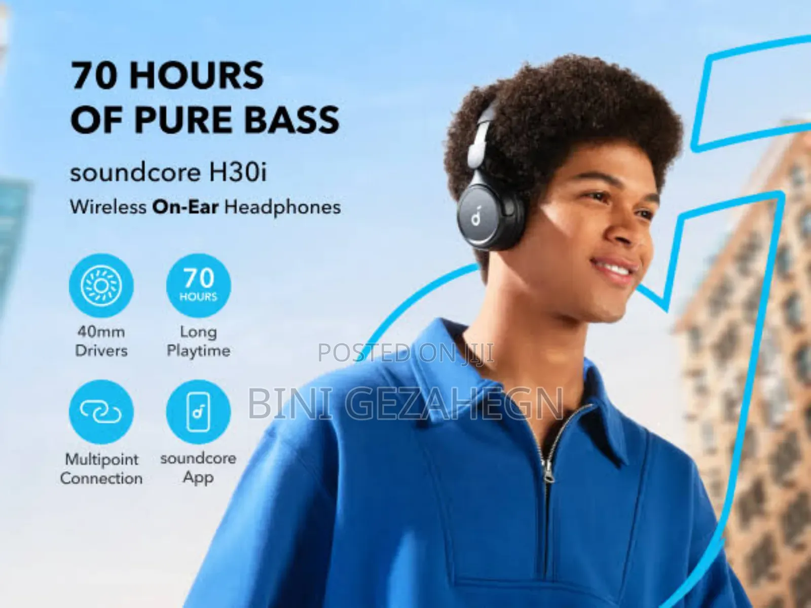 Soundcore H30i Headphone