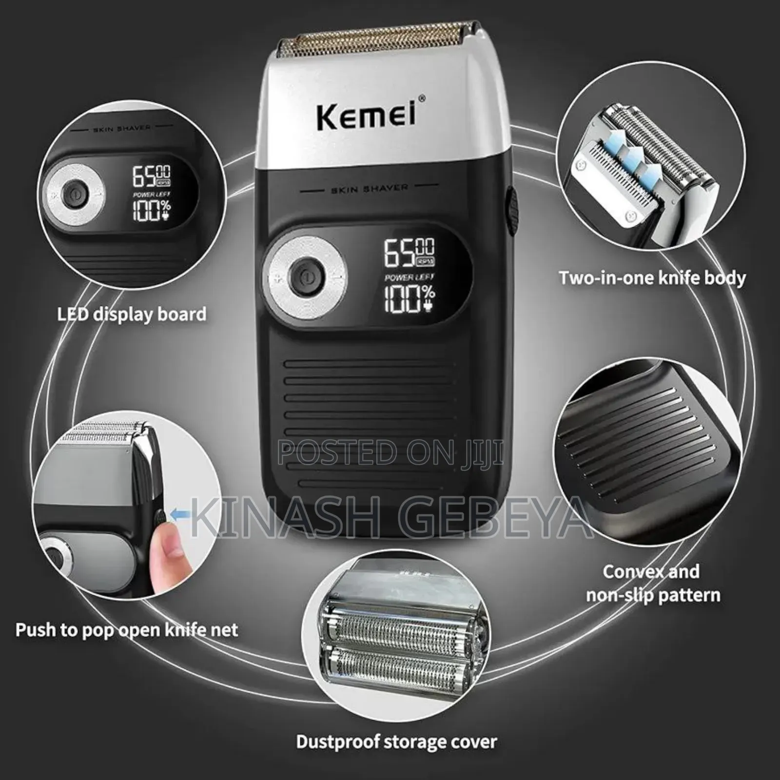 2 in 1 Kemei Proffessional Electric Shaver