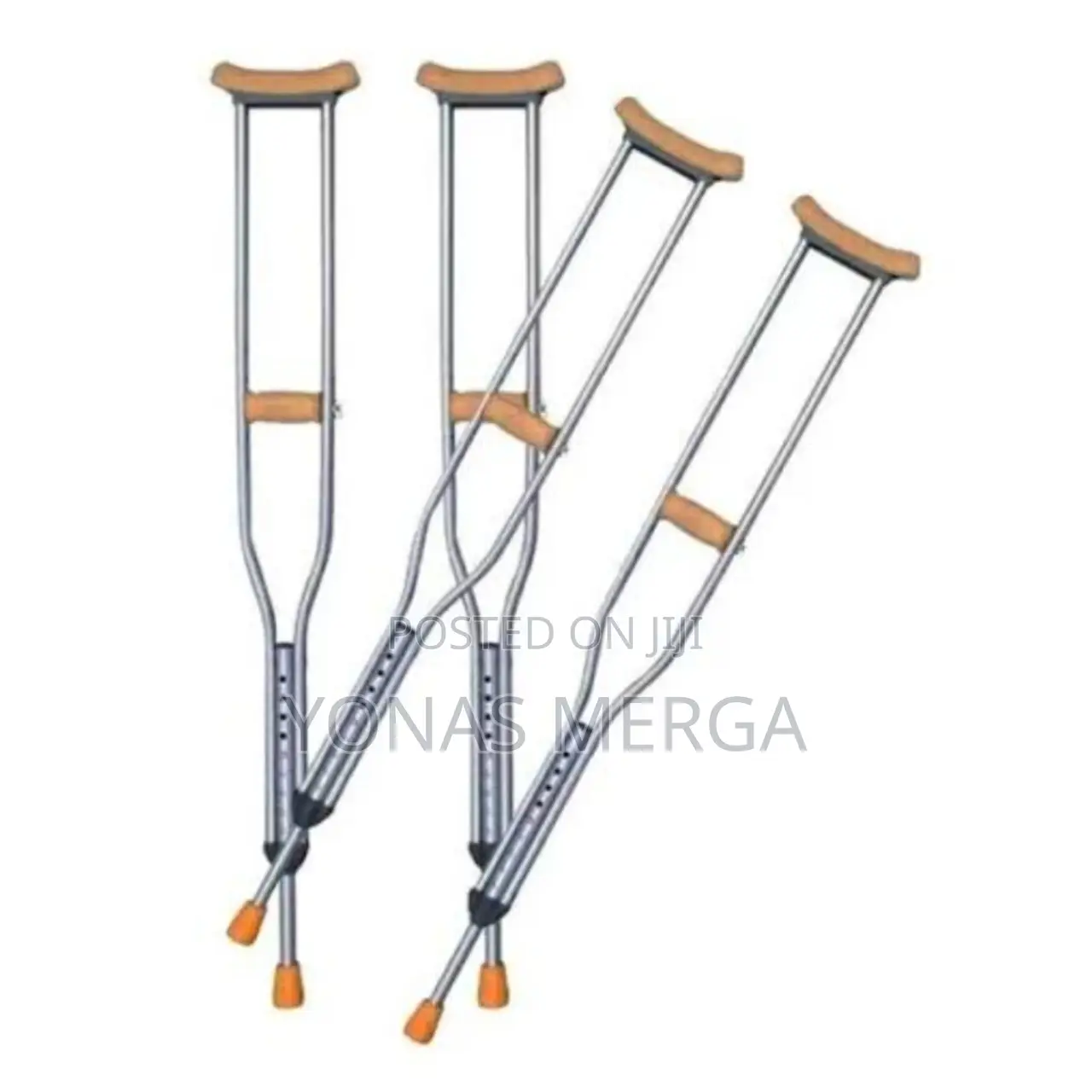 Axillary Crutch - Pair冠requiring Support Post-Surgery/Broke