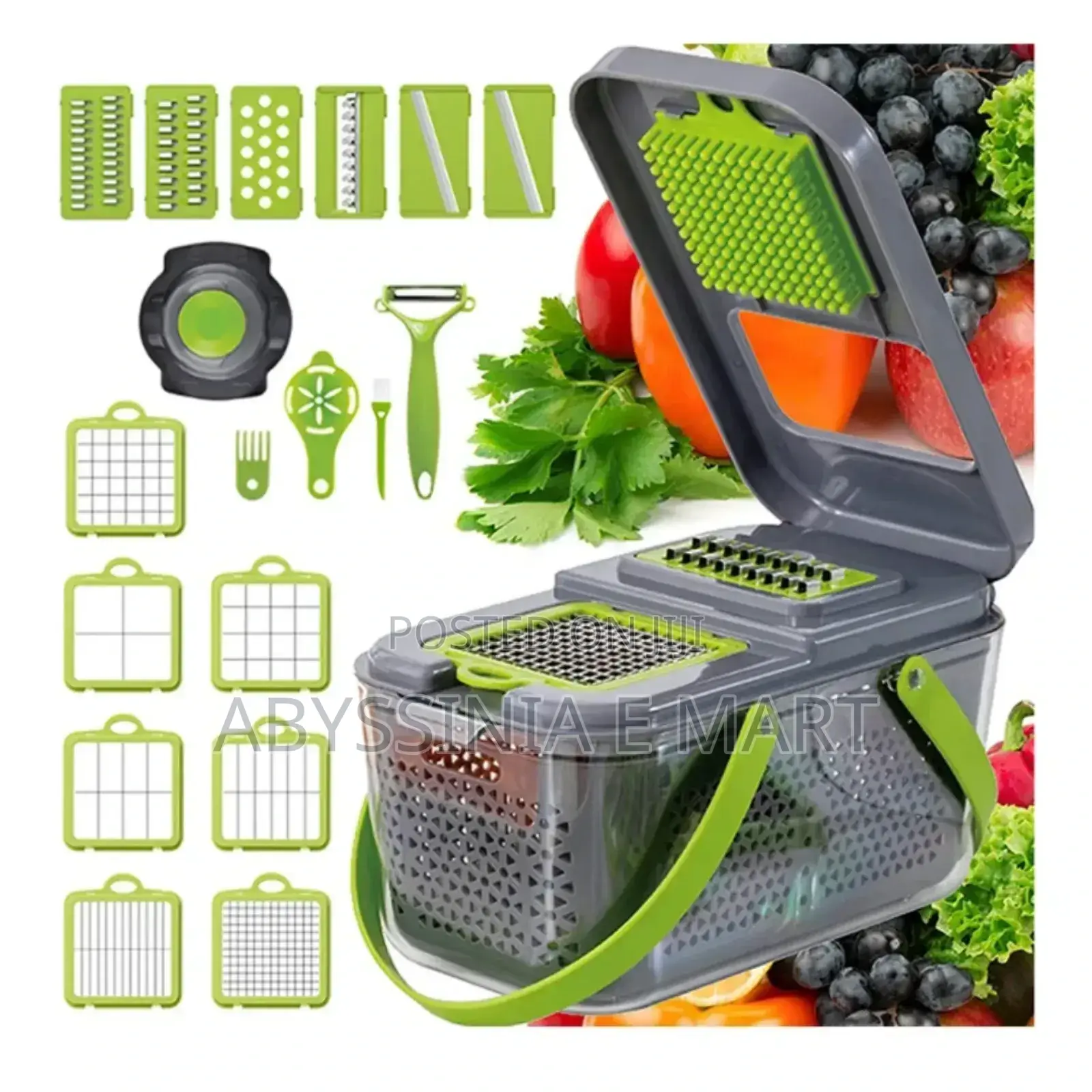 Vegetables Slicer 22 መቀያየሪያ ያለው
