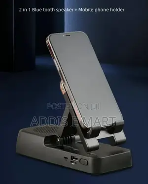 ሚሞሪ ካርድ የሚቀበል Bluetooth Speaker With Phone Holder