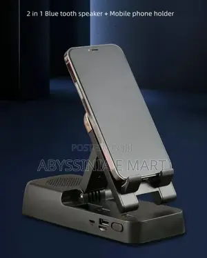 ሚሞሪ ካርድ የሚቀበል Bluetooth Speaker With Phone Holder