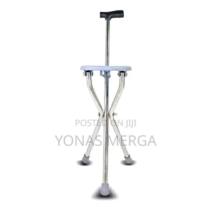 Walking Stick紅ከዘራ歟three-Legged Ergonomic Handle Stable Light