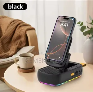 Photo - 2-in-1 Bluetooth Speaker With Phone Holder Long Battery Life