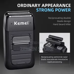 Photo - Kemei Km-1102 Rechargeable Electric Shaver | Smooth Safe