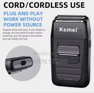 Kemei Km-1102 Rechargeable Electric Shaver | Smooth Safe