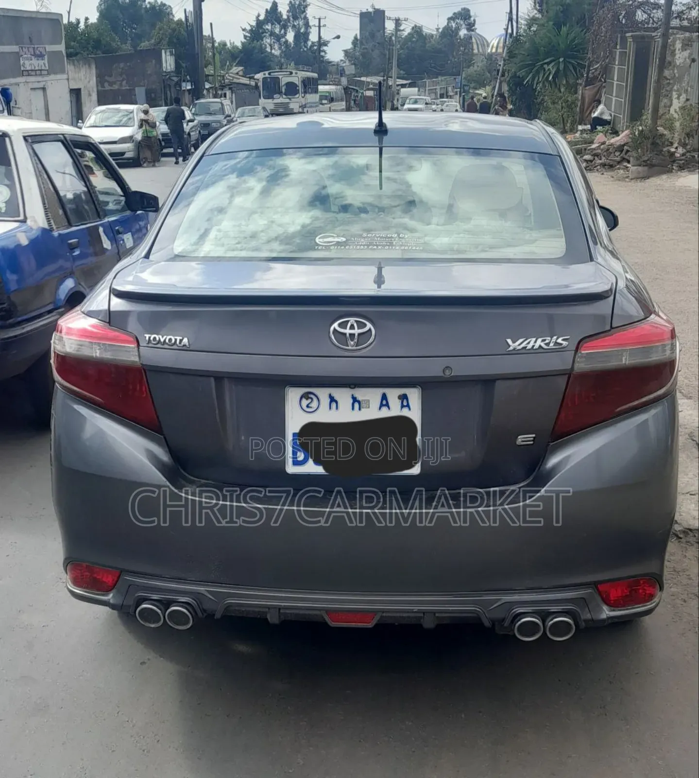 Toyota Yaris 2016 Gray