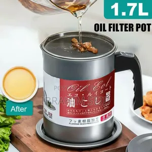 Photo - Stainless Steel Kitchen Oil Filter Cup