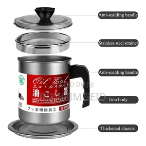 Stainless Steel Kitchen Oil Filter Cup