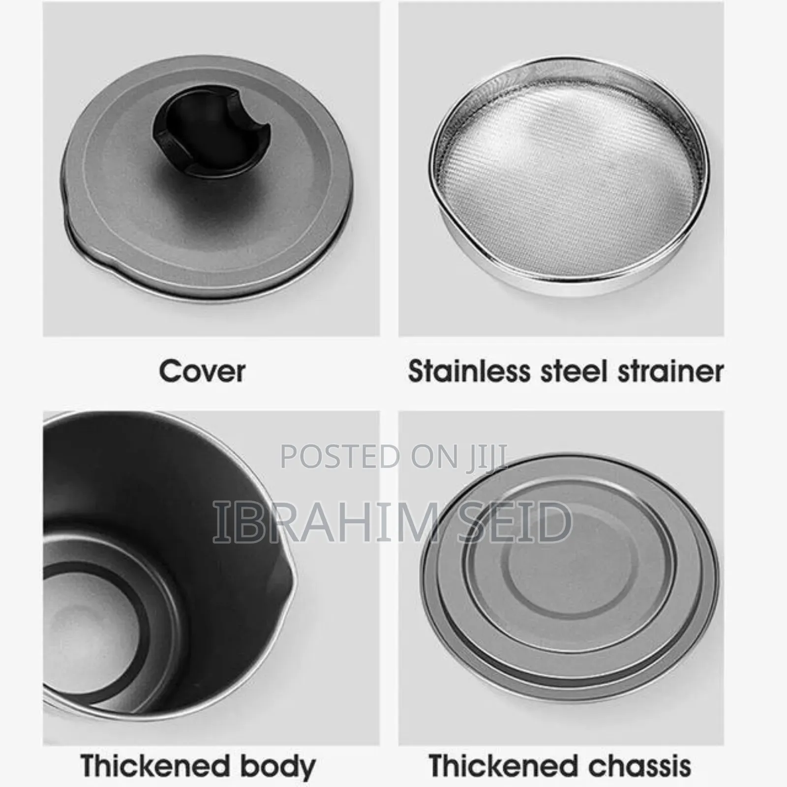 Stainless Steel Kitchen Oil Filter Cup