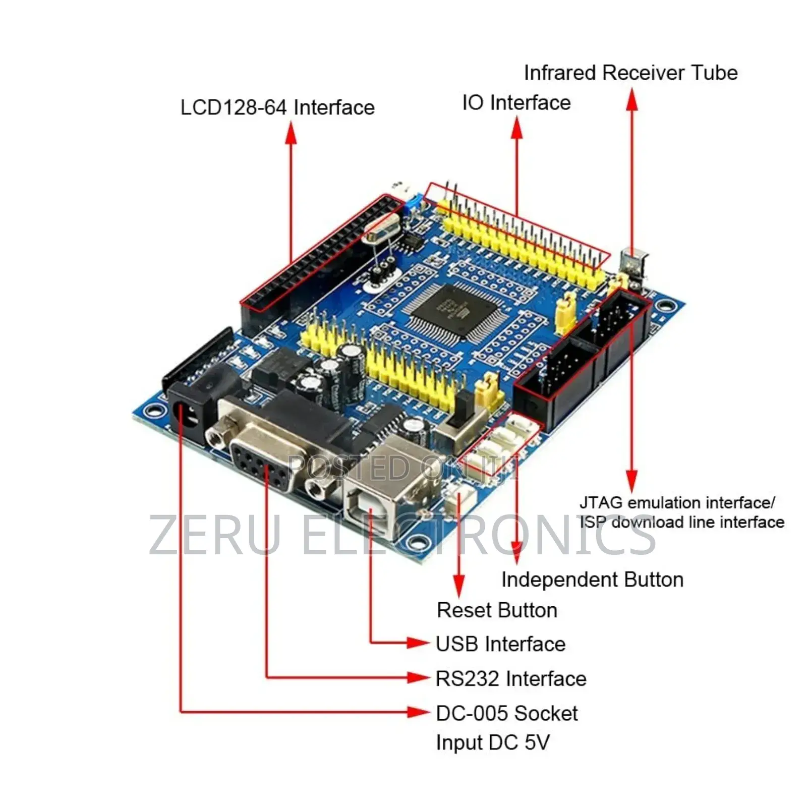Atmega128 Development Board