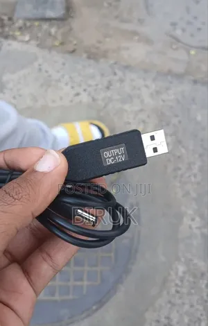 Photo - 5v to 12v Boost Converter Cable (መብራት ሲጠፋ ራዉተር መጠቀሚያ)