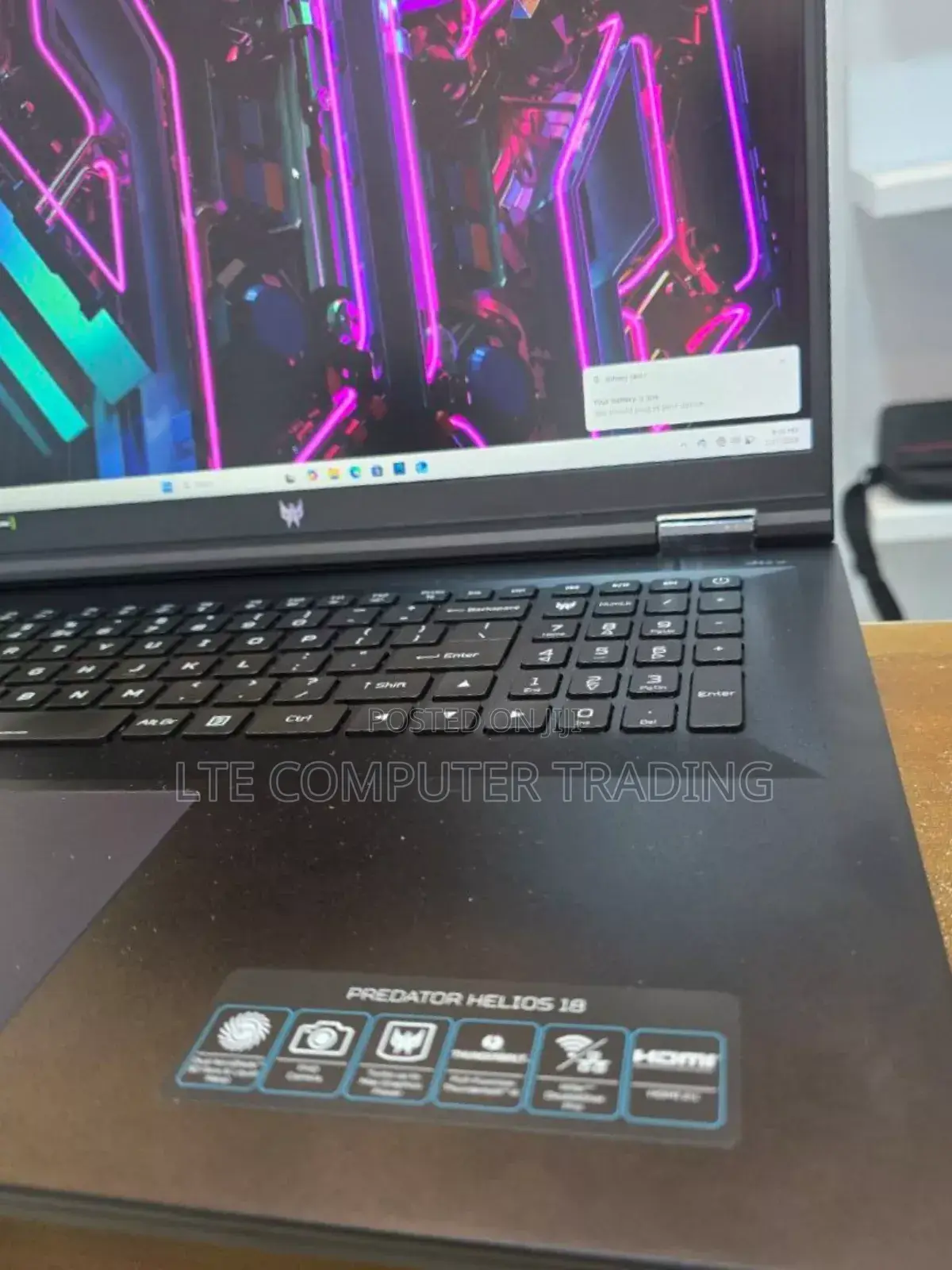 New Laptop Acer Predator 17 X 16GB Intel Core I7 SSD 1T