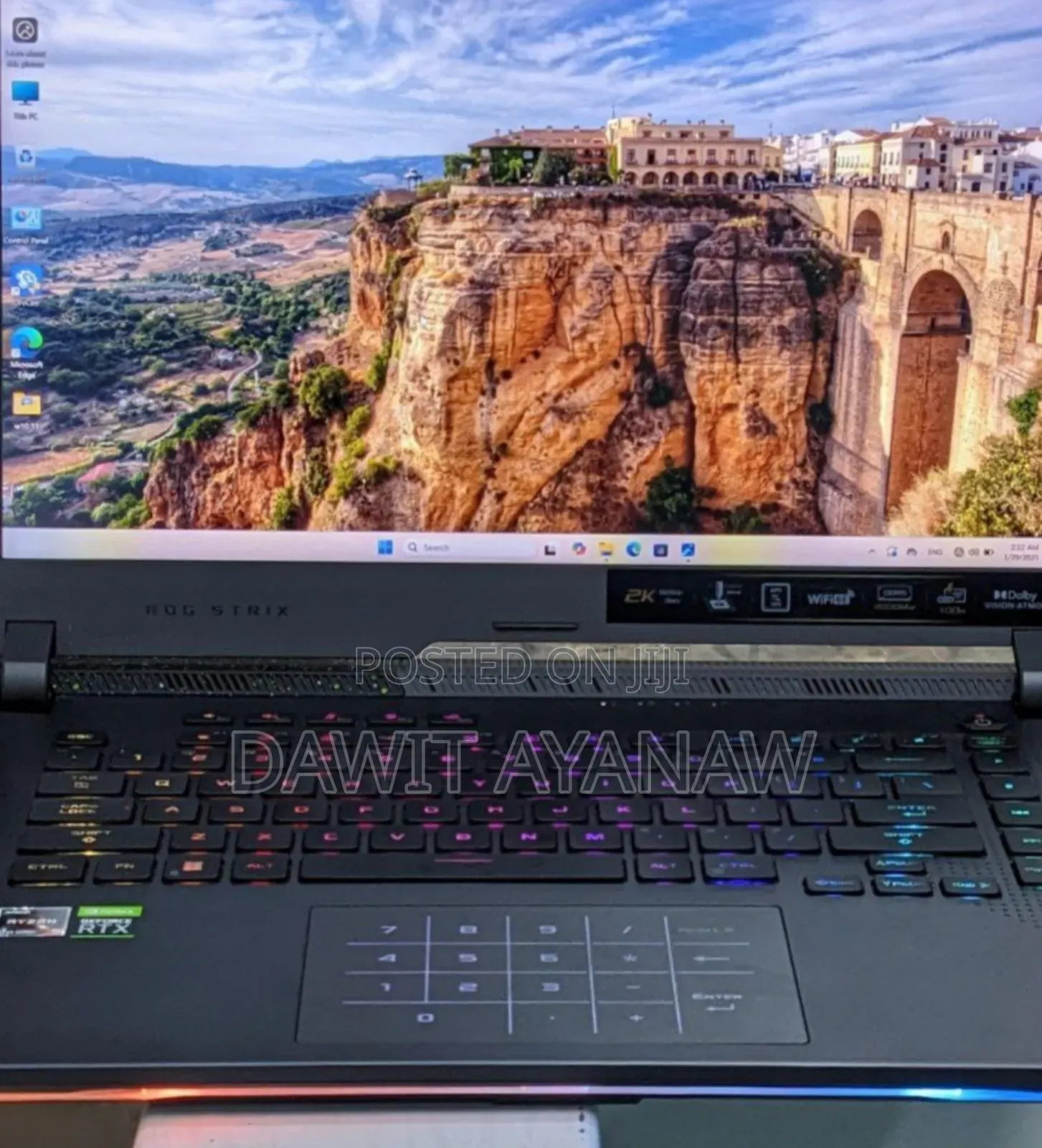 New Laptop Asus 16GB Intel Core I7 SSD 1T