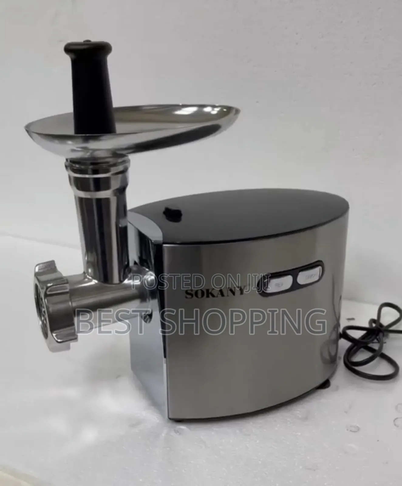 Sokany Stainless Steel Meat Grinder 3000 Watts
የስጋ መፍጫ